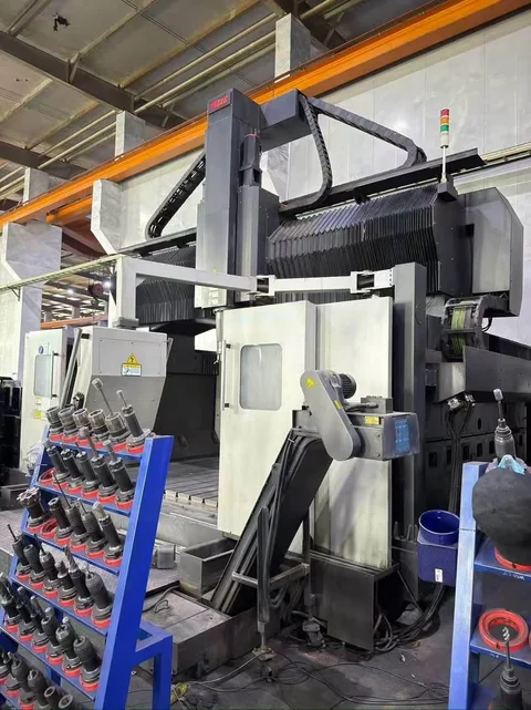 WELE gantry machine side view